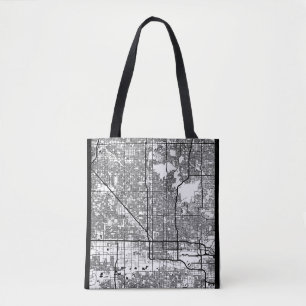 Stadtplan von Phoenix Arizona Tasche