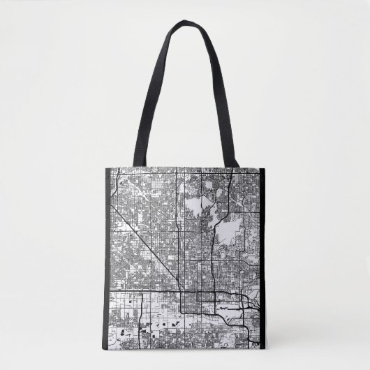 Stadtplan von Phoenix Arizona Tasche (Vorderseite)