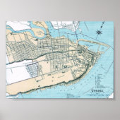 Stadtplan von Quebec 1906 Poster (Vorne)
