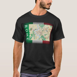 Stadtplan von Rom T-Shirt
