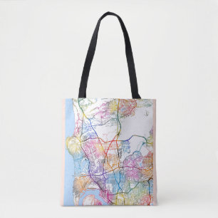 Stadtplan von San Diego USA Tasche