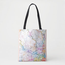 Stadtplan von Xianyang, China Tasche
