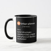 Stadtplandefinition | niedliches Ideengeschenk Tasse (Links)