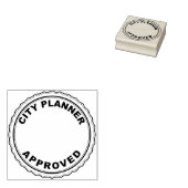 Stadtplaner Genehmigte Briefmarke Gummistempel (Stempel)