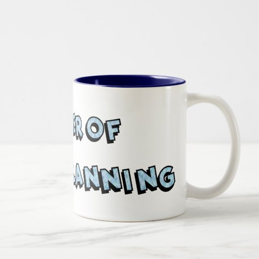 Stadtplanung Zweifarbige Tasse (Rechts)