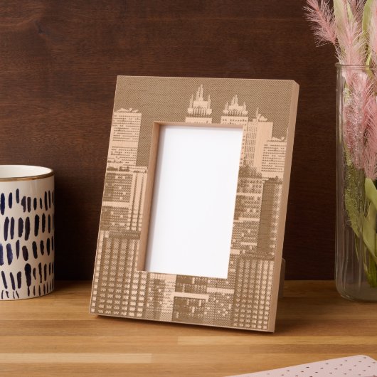 Stadtplanungs-Laser Geätzte Rahmen (Linke Ecke)