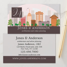 Stadtplanungsarchitektur - Business Card Visitenkarte