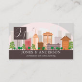 Stadtplanungsarchitektur - Business Card Visitenkarte (Vorderseite)