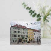 Stadtplatz Bratilava Postkarte (Stehend Vorderseite)
