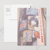 Stadtpol mit Werbung Postkarte (Vorne/Hinten)