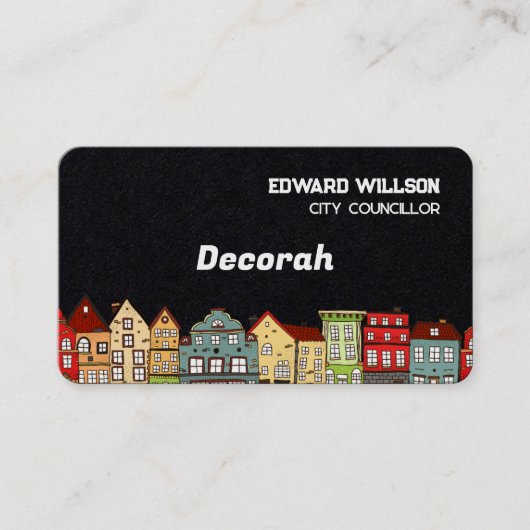 Stadtrat Visitenkarte (Vorderseite)