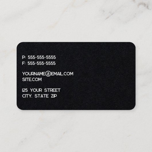 Stadtrat Visitenkarte (Rückseite)