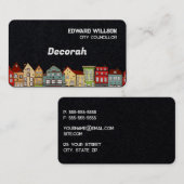 Stadtrat Visitenkarte (Vorne/Hinten)