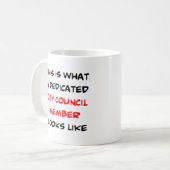 Stadtratsmitglied, engagiert kaffeetasse (Vorderseite Links)