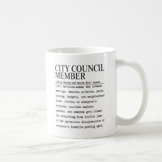 Stadtratsmitglied Kaffeetasse