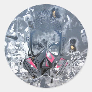 Stadtreinigung Runder Aufkleber