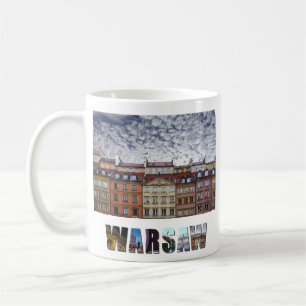 Stadtreise-Foto Warschaus Polen altes Kaffeetasse