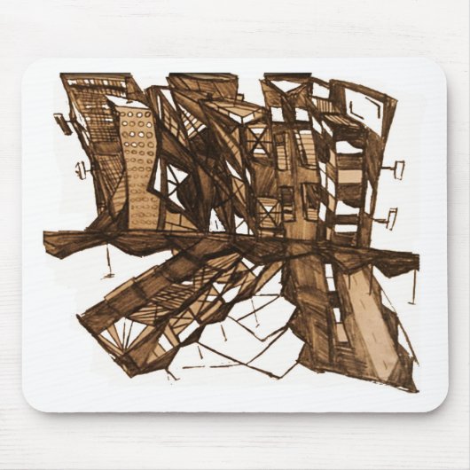 Stadtschatten Mousepad (Vorne)