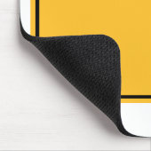 Stadtschild für eigenen Text Mousepad (Ecke)