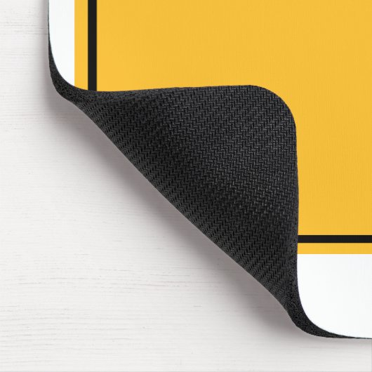 Stadtschild für eigenen Text Mousepad (Ecke)