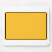 Stadtschild für eigenen Text Mousepad (Vorne)