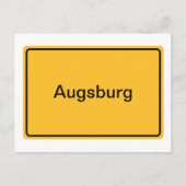 Stadtschild für Texte Postkarte (Vorderseite)
