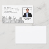 Stadtskyline-Foto-Geschäfts-Karte Visitenkarte (Vorne/Hinten)
