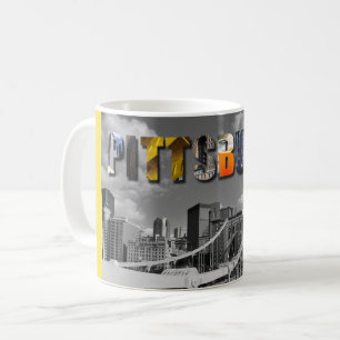 Stadtskyline-Reise-Foto Pittsburghs Pennsylvania Kaffeetasse