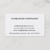 Stadtskyline-Silhouette-Regenbogen-Blasen Visitenkarte (Rückseite)