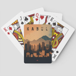 Stadtspielkarte von Kabul Spielkarten