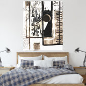 Stadtsprache Leinwand (Insitu (Schlafzimmer))