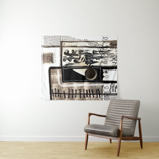 Stadtsprachplakat Wandteppich (Beispiel (Horizontal))