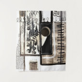 Stadtsprachplakat Wandteppich (Vorderseite)