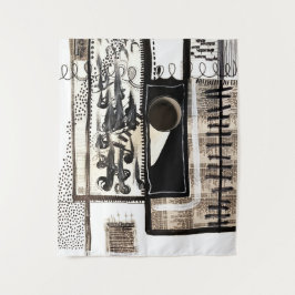 Stadtsprachplakat Wandteppich