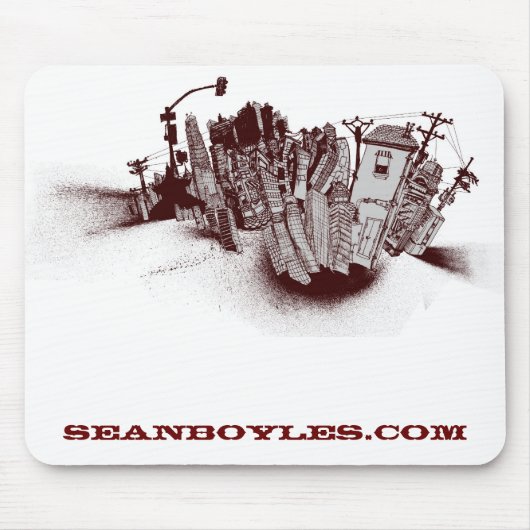 Stadtspray Mousepad (Vorne)