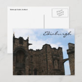 Stadtsteinwerk von Edinburgh Postkarte (Vorne/Hinten)