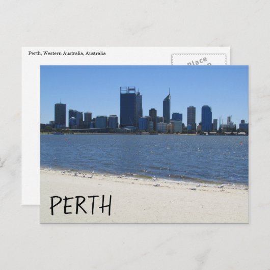 Stadtstrand Postkarte (Vorne/Hinten)