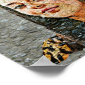 Stadtstraße Art Portrait Wall Deco Poster (Ecke)