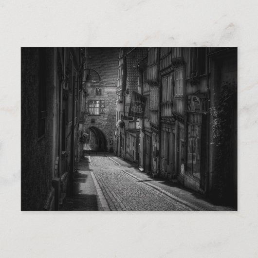 Stadtstraße Postkarte (Vorderseite)