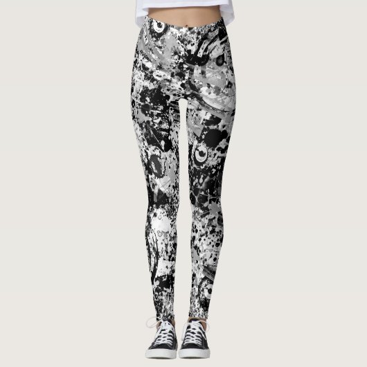 Stadtstraßen Graffiti Leggings (Vorderseite)