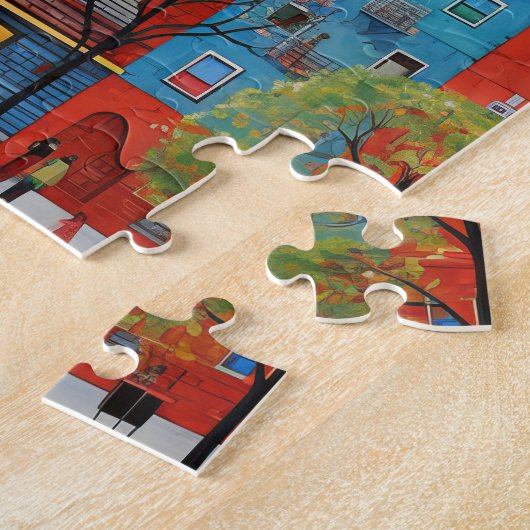 Stadtstraßen Puzzle (Seite)