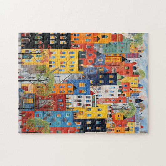 Stadtstraßen Puzzle (Horizontal)