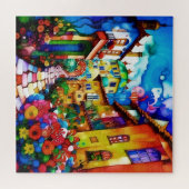 Stadtstraßen-Puzzle Puzzle (Horizontal)