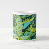 Stadtstruktur von Amsterdam Jumbo-Tasse (Vorderseite)