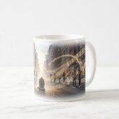 Stadtsymphonie der stillen Hoffnung Kunstbecher Kaffeetasse (VorderseiteRechts)