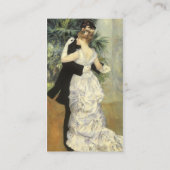 Stadttanz von Renoir, Hochzeitsportrait von Vintag Visitenkarte (Rückseite)