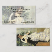 Stadttanz von Renoir, Hochzeitsportrait von Vintag Visitenkarte (Vorne/Hinten)