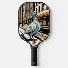 Stadttaube Personalisiertes Pickleball-Paddel Pickleball Schläger