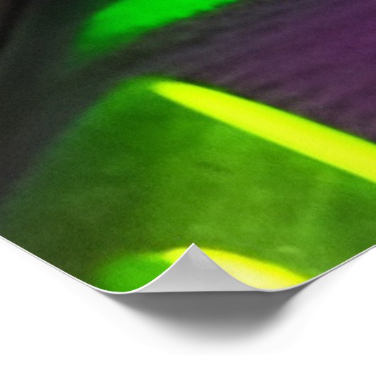 STÄDTTER IN NEON RAUCH POSTER (Ecke)