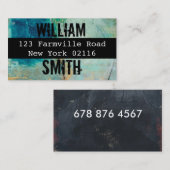 Stadtverfall-Graffiti-Visitenkarten Visitenkarte (Vorne/Hinten)